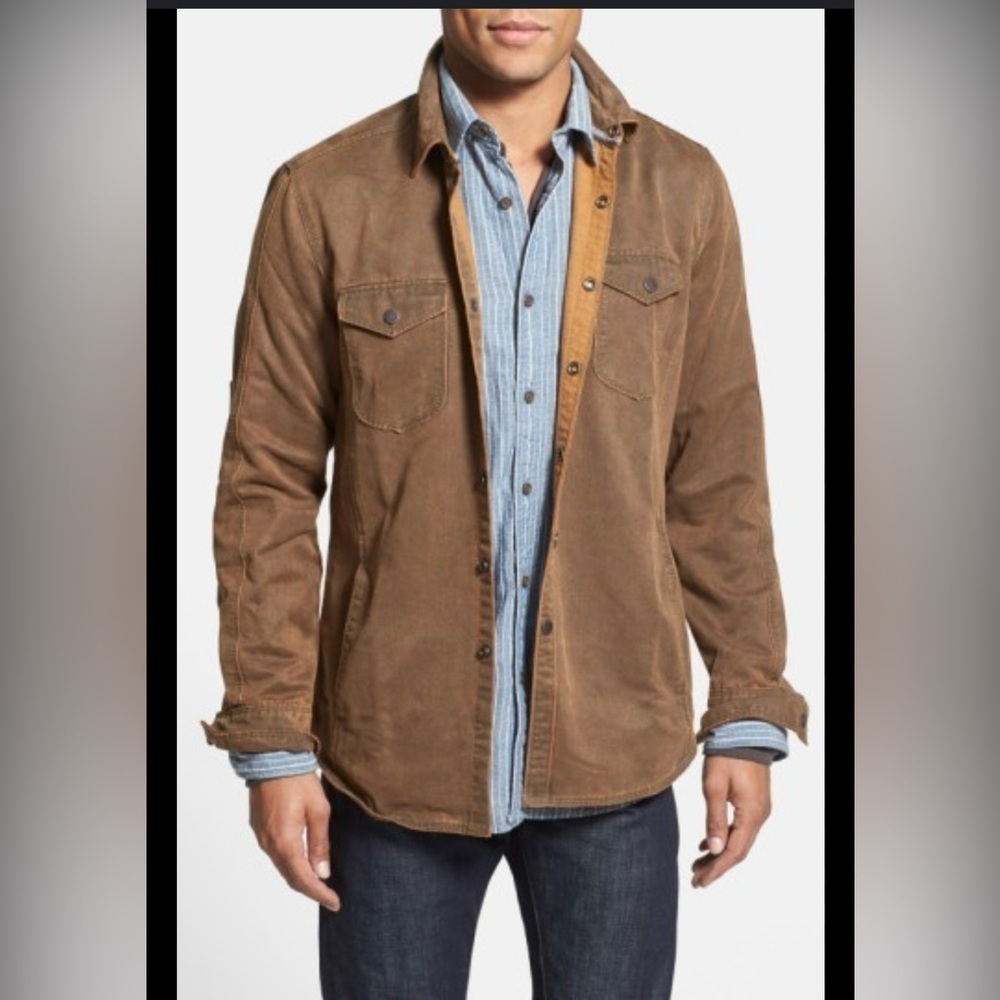 Jeremiah Men's Brown Shirt Jacket